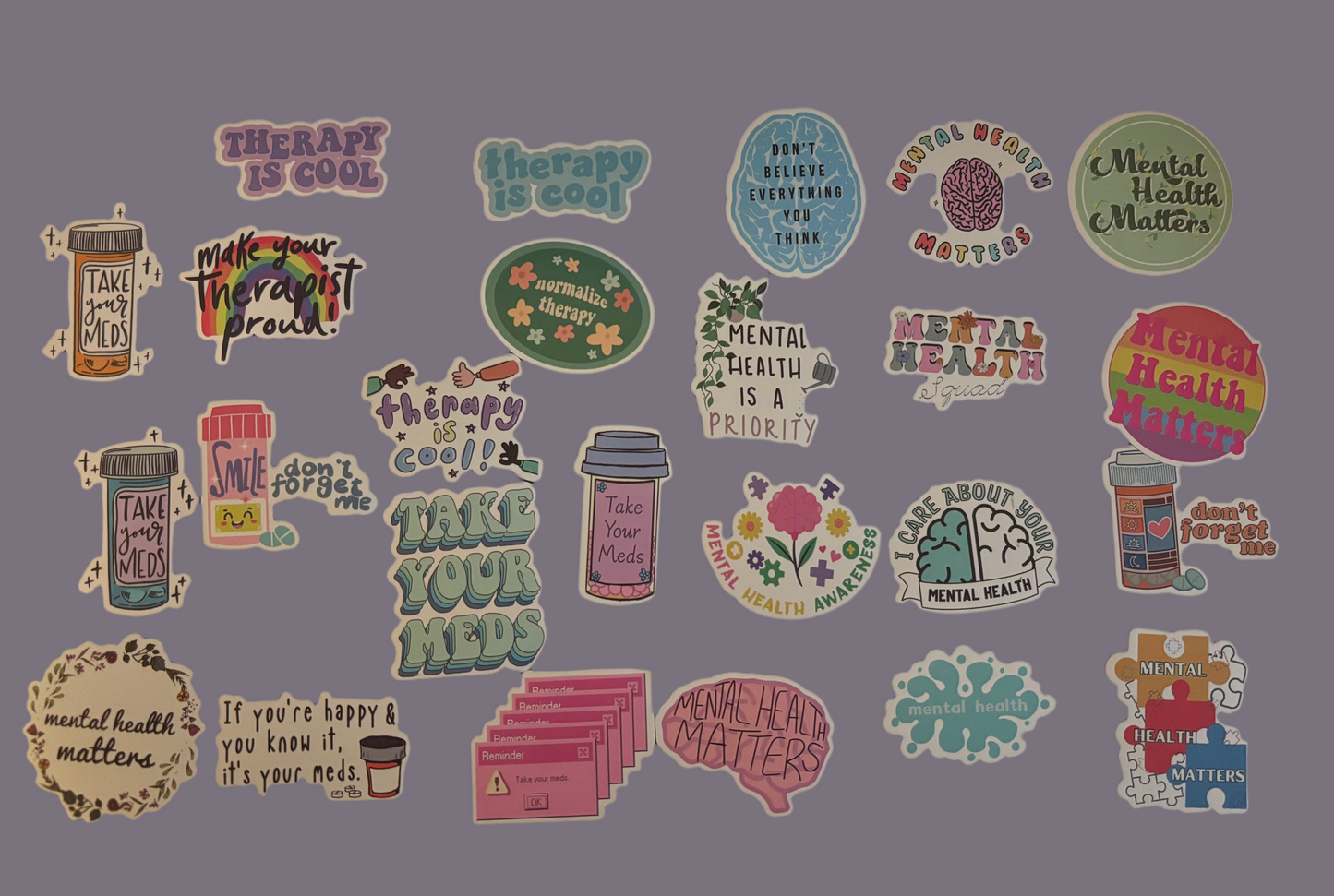 Mental Health Stickers