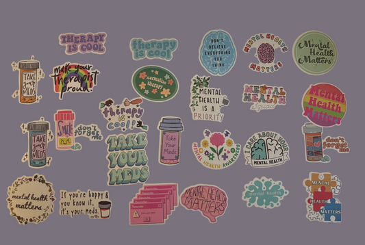 Mental Health Stickers